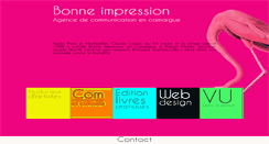 Desktop Screenshot of agencebonneimpression.com