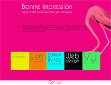 Tablet Screenshot of agencebonneimpression.com
